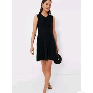 Pomander Place Adi Knit Sleeveless Mini Dress In Black Size Xs